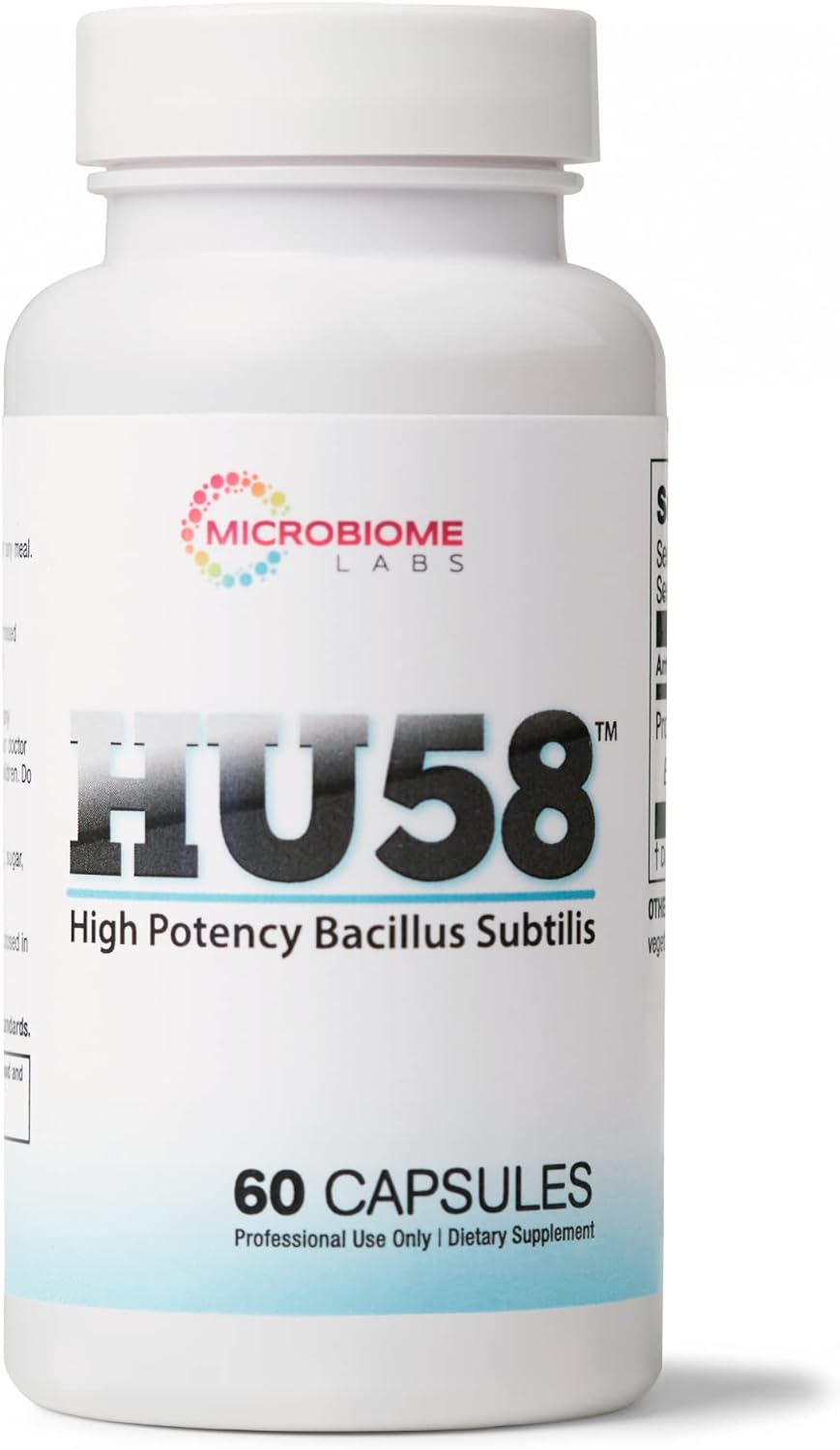 Microbiome Labs Hu58 Digestive Probiotic - Bacillus Subtilis Spore Pro1.76 Ounces