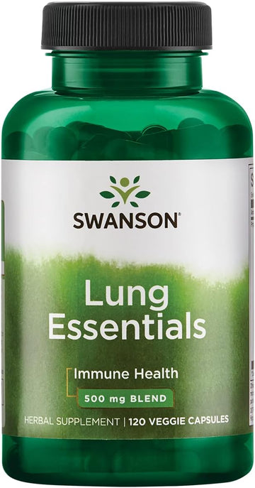 Swanson Lung Essentials 120 Veg Capsules