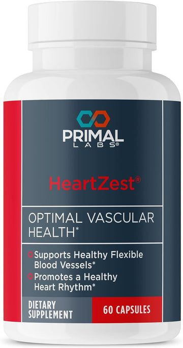 Primal Labs HeartZest - for Heart Health - Vitamin D3 & K2 Formula - 6