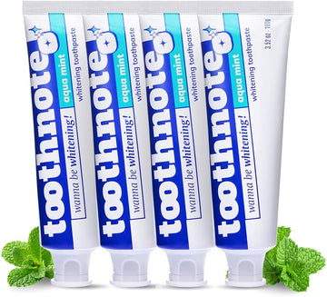 Toothnote Teeth Whitening Toothpaste 4 (4 New Aqua Mint)