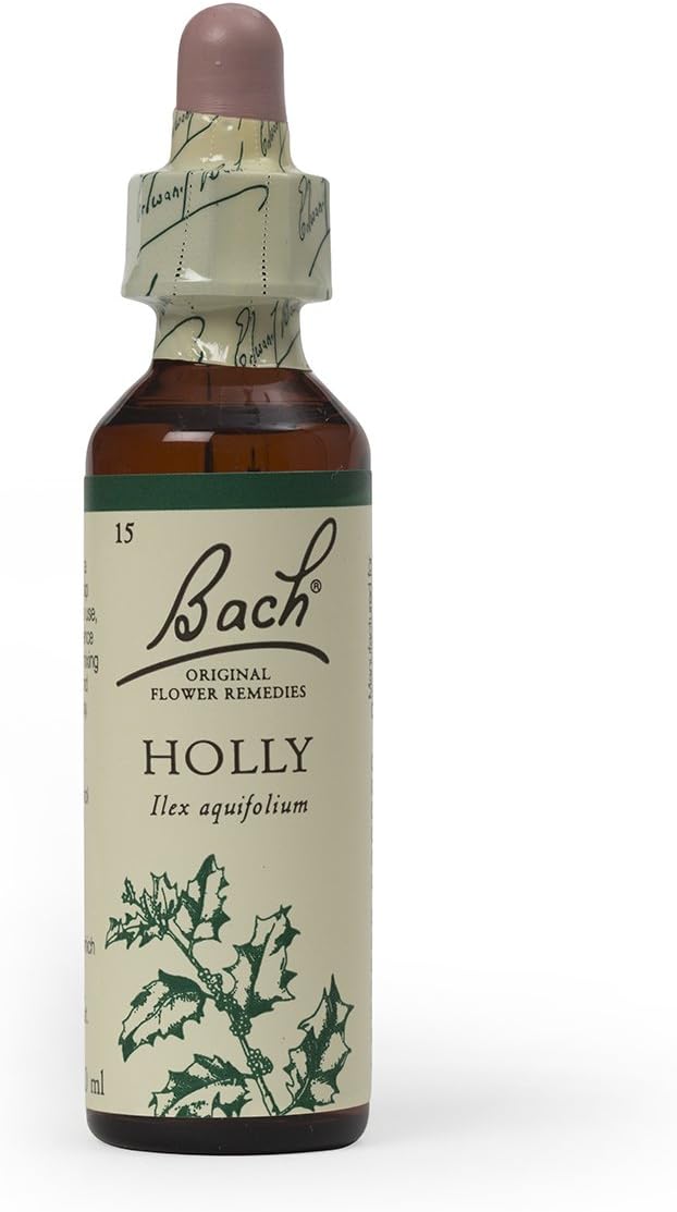 Bach Original Flower Remedies, Holly Flower Remedy Flower Essences, Ve32 Grams