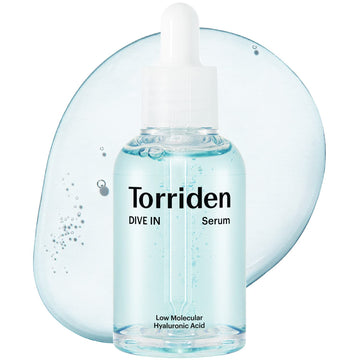 Torriden DIVE-IN Low-Molecular Hyaluronic Acid Serum, 1.69   | Fragrance-free Face Serum for Dry, Dehydrated, Oily Skin | Vegan, Clean, Cruelty-Free Korean Skin Care