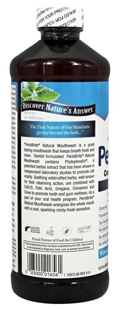 Natures Answer Mouthwash Wintermint Periowash, 1 lb