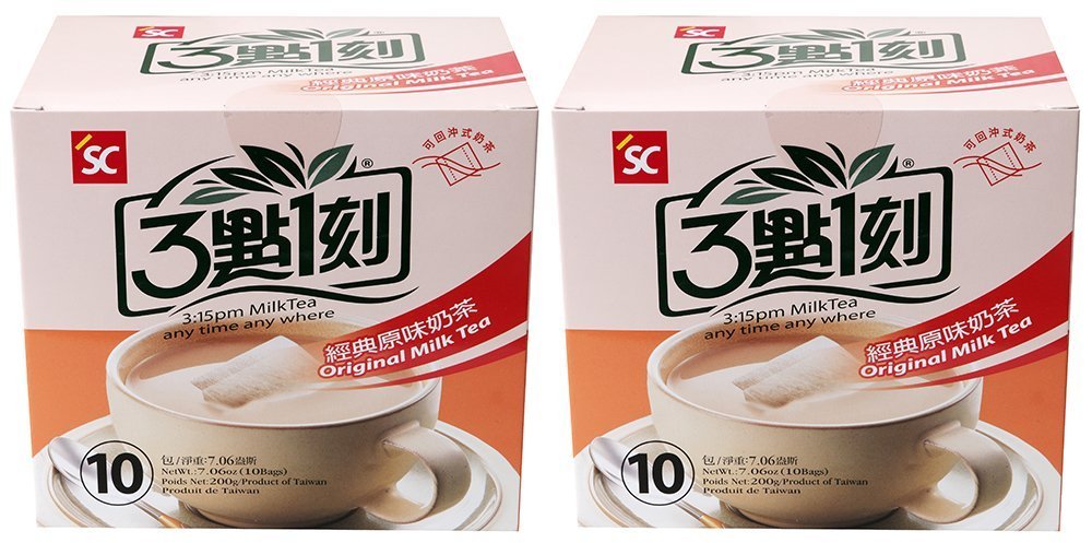 3:15pm - Original Milk Tea - 10 Bags (Pack of 2)