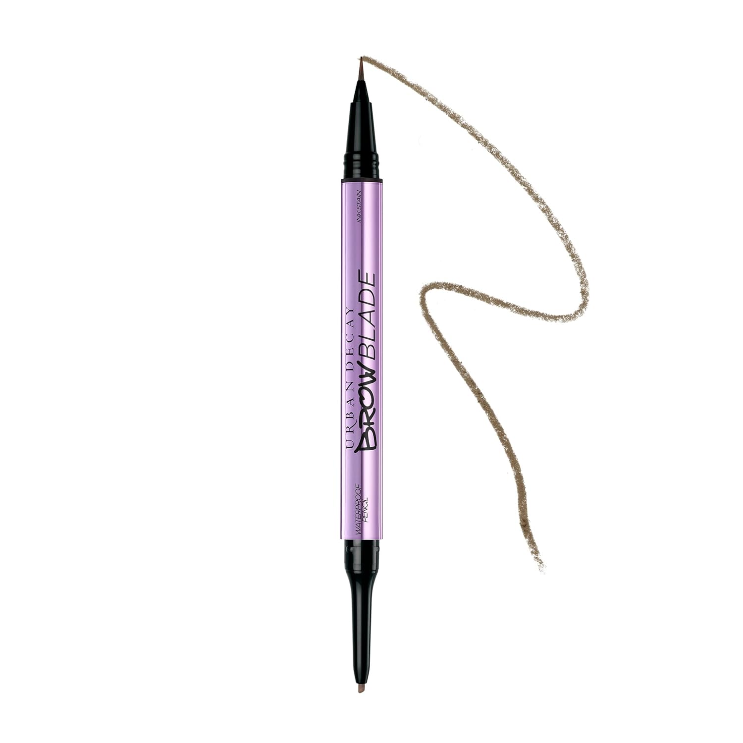 Urban Decay Brow Blade - Waterproof Eyebrow Pencil & Ink Stain - Dual-Ended Pencil Fills and Defines - Brow Tint with the Precision & Definition of Microblading