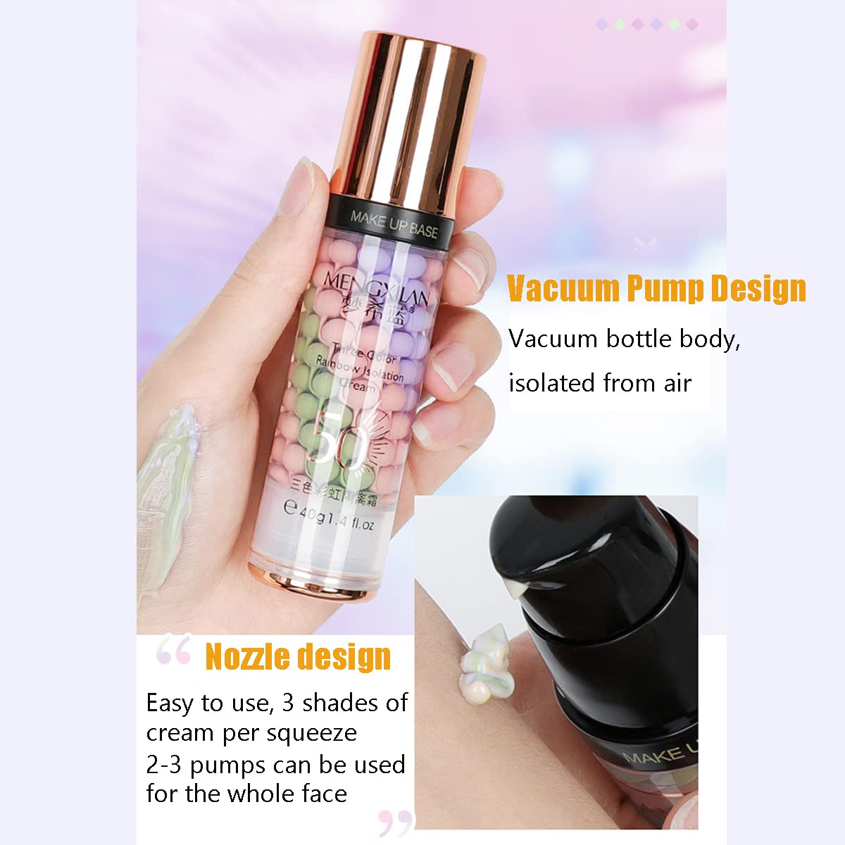 Makeup Primer and Sunscreen Set, Isolation Cream Invisible P