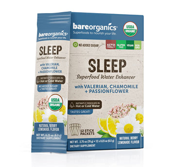 BareOrganics Bareorganics On-the-go Sleep Superfood Water Enhancer (or