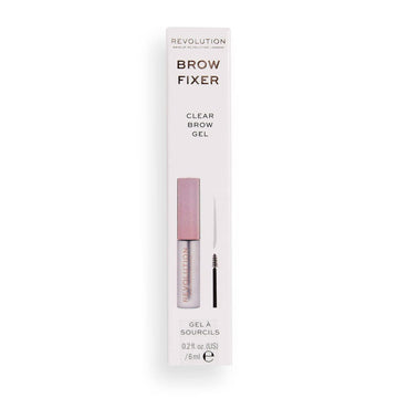 Makeup Revolution Clear Eyebrow Gel For Taming Your Brows, Brow Fixer, Cruelty-Free, 0.2./6ml