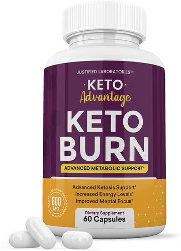 Keto Advantage Keto Burn Pills Includes Apple Cider Vinegar goBHB Exogenous Ketones Advanced Ketogenic Supplement Ketosi
