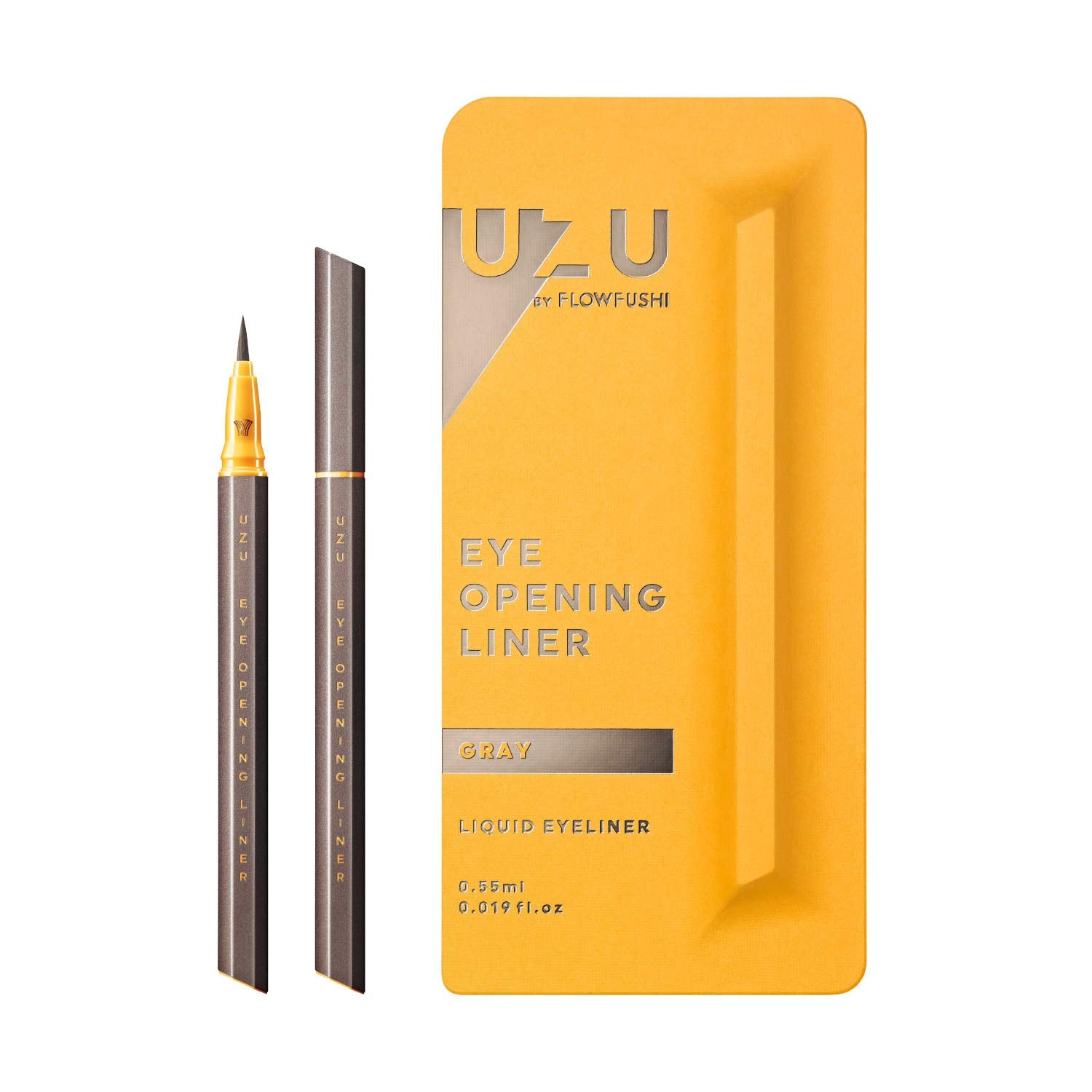 owfushi UZU Eye Opening Liner Liquid Eyeliner (Gray)