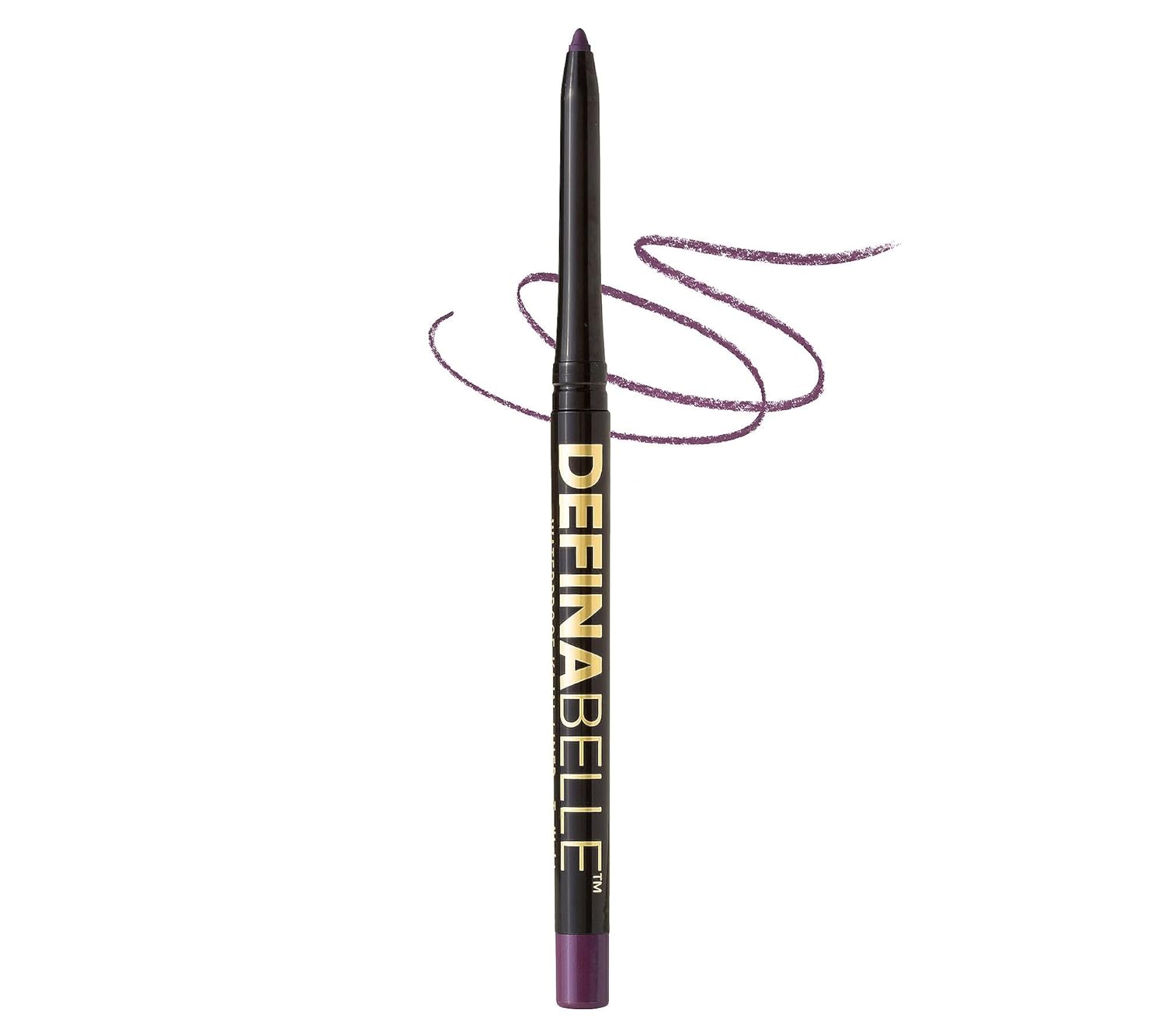 Belle Beauty Definabelle Deep Plum Eyeliner - Gorgeous & awless Smudge & Waterproof Eyeliner - Perfect For Everyday Wear & Night Out