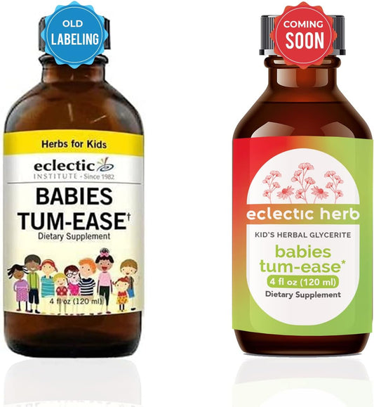 Eclectic Herb Babies Tum-Ease | Wildcrafted, Non-GMO, Kid Fr