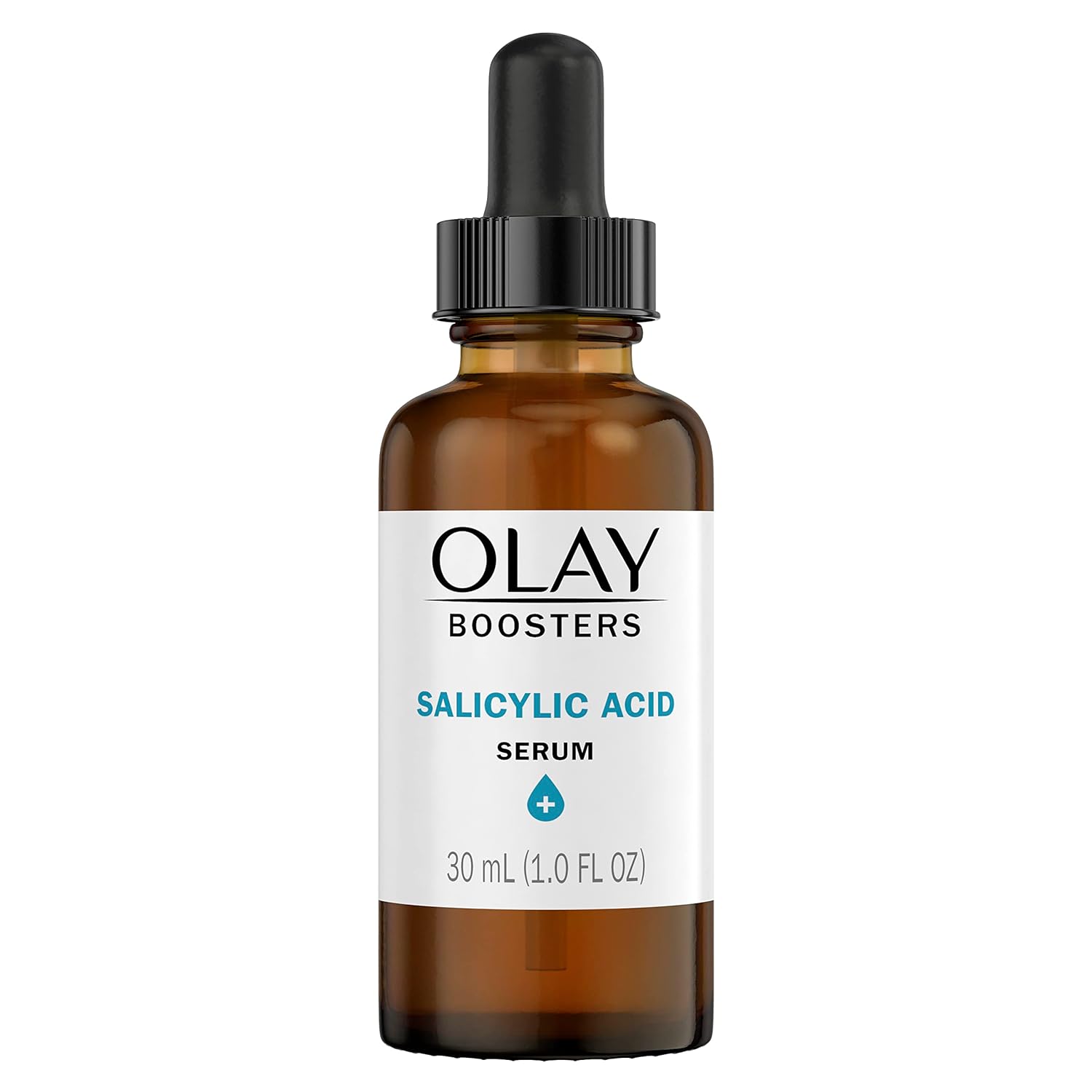 Olay Salicylic Acid Serum, Exfoliating Booster, Fragrance-Free, 1.0