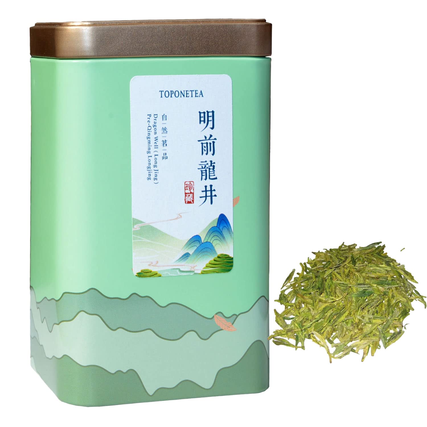 JQ West lake Pre-Qingming Longjing No. 43 Green Tea -2023 Spring Tea ??43 MingQian Cha Authentic Hangzhou Origin Dragon Well Loose Leaf Tea- (Second Grade )