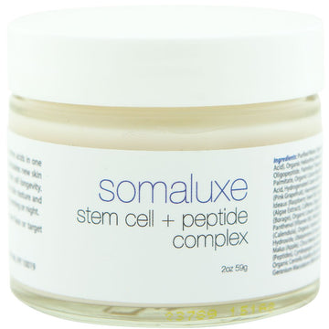 Somaluxe Plant Stem Cell + Collagen Moisturizer - Reverses Skin Aging with CoQ10 and Hyaluronic Acid