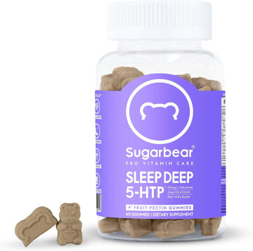 Sugarbear Sleep Aid Gummies for Adults with Melatonin 6mg, Magnesium,