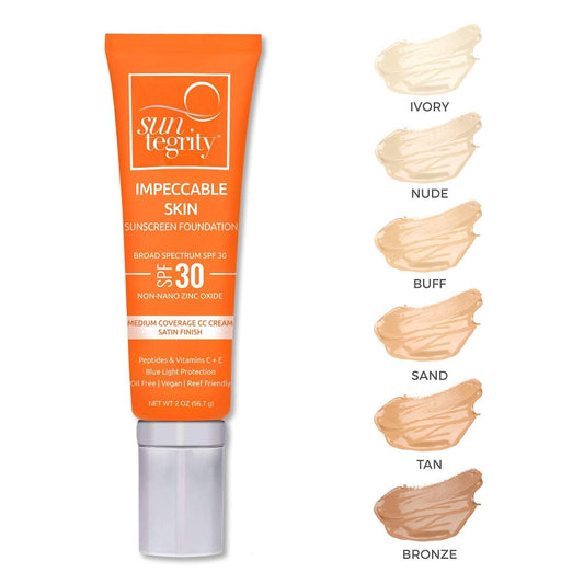 Suntegrity Impeccable Skin - Tinted Sunscreen, Broad Spectrum SPF 30 (Ivory) - 2