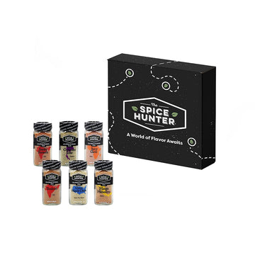 The Spice Hunter Global Fusion Rub Gift Pack Kit includes Six Assorted