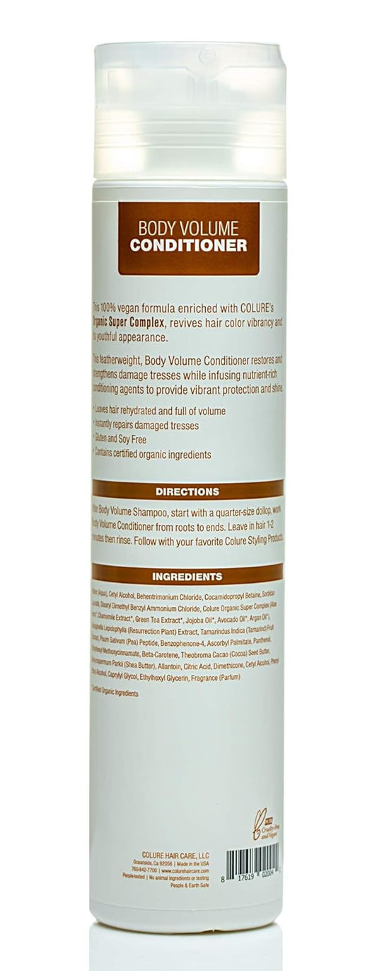 COLURE Body Volume Conditioner Repairs Dry, Damaged Tresses. Strengthens, Preserves Color-Treated Hair