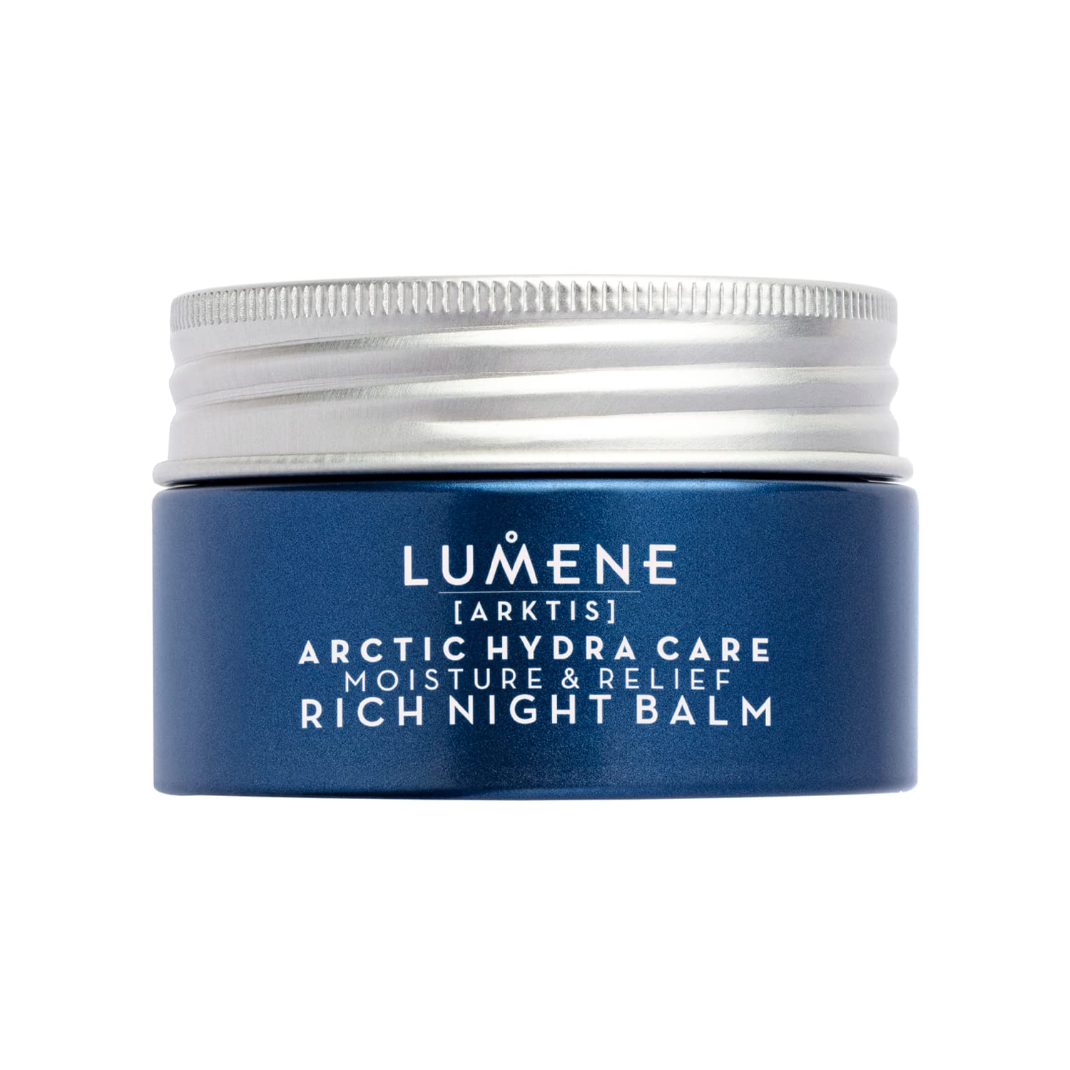 Lumene Arctic Hydra Care Moisture Relief Rich Night Balm - Face Balm Moisturizer for Dry Skin - Night Cream Hydrating Rescue Balm with Nordic Oat Butter, Bilberry, Oat Oils + Ceramides (50)