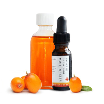 Swell Skin - Sea Buckthorn Oil for Skin Health, Facial Oil, Age-Defying Beauty Potion, Moisturizing Face Oil, Also Works on Bites & Burns, 15 ml