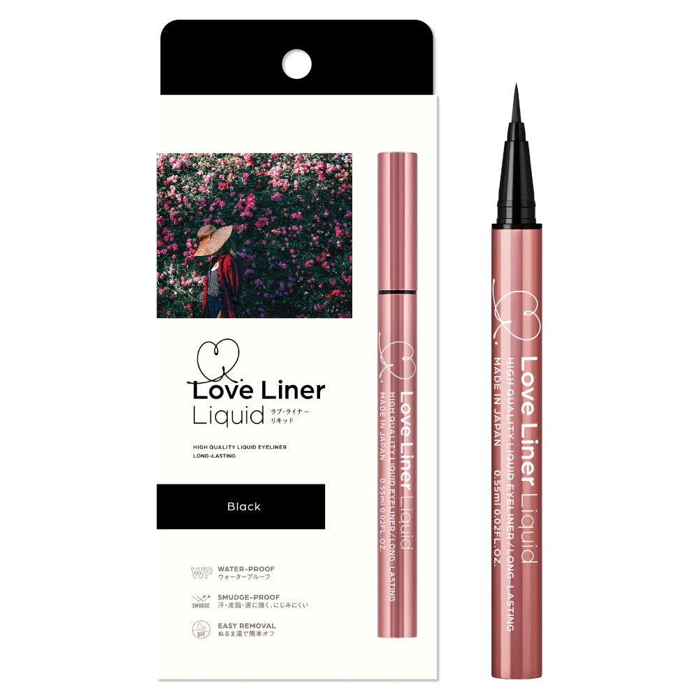 MSH Loveliner Liquid Eyeliner Black, Waterproof, Smudge-proof, No dyes