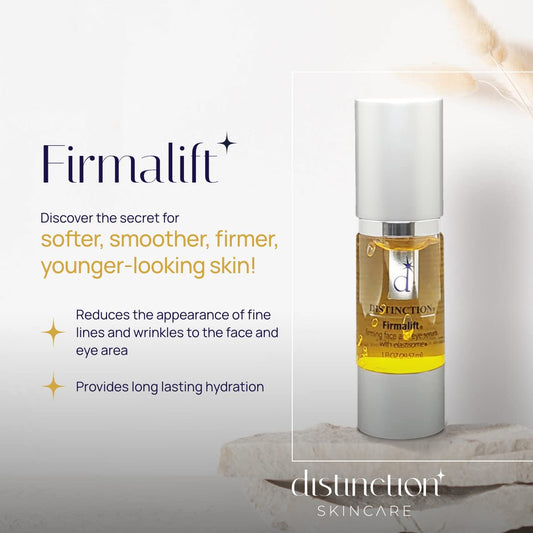 Distinction Firmalift Firming Face & Eye Serum – Anti Aging Serum Lotion Cream and Moisturizer | Helps Reduce the Appearance of Fine Lines and Wrinkles, Soothes (1  , 2 Pack)