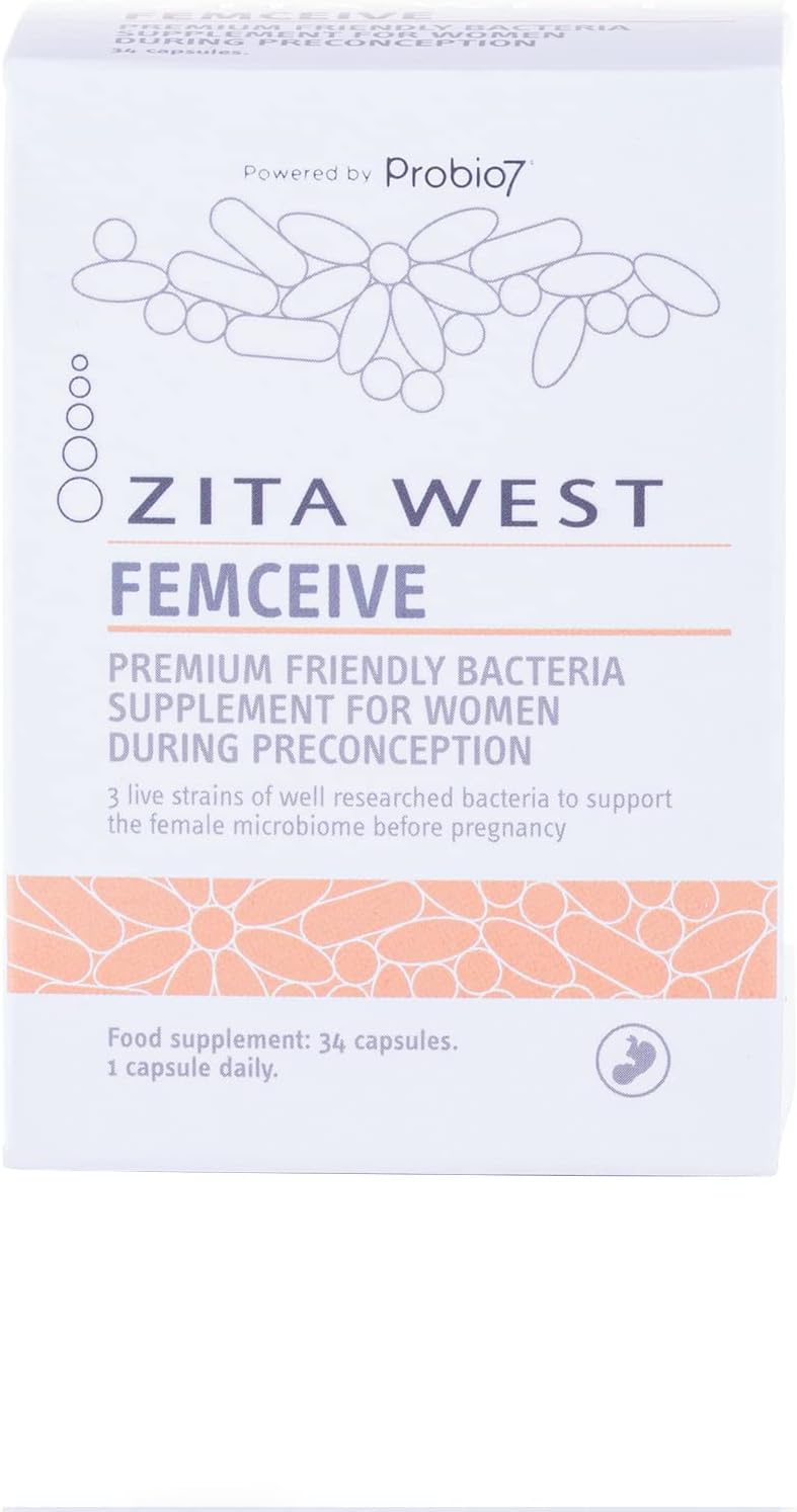 Zita West Femceive Supplement  Premium Friendly Bacteria Supplement F60 Grams