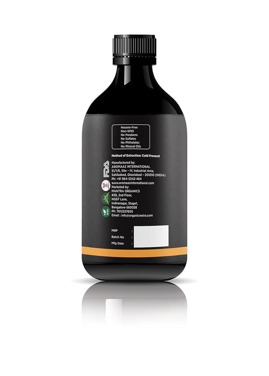 Organic Netra Pure Certified Organic Black Seed Kalonji Oil for Skin & Hair | Retains Shine and Moistures Skin to Help H