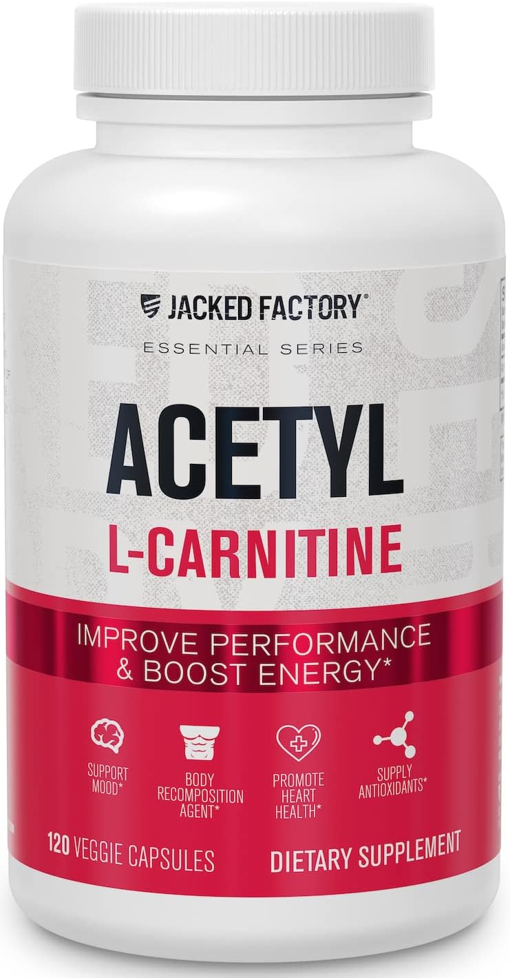 Acetyl L Carnitine 750mg Supplement - Extra Strength L-Carnitine (ALCA