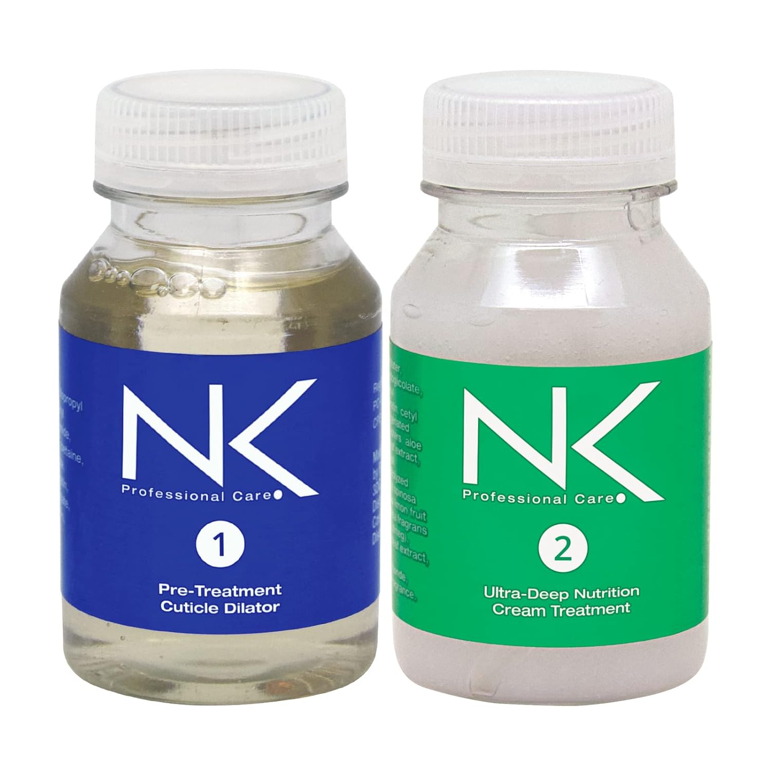 NK Professional Care Hair Straightening Treatment | NK Hair Surgery with Keratin | NK Keratin | Act in just 40 min | Softens, Nourishes, and Hydrates the hair | 60ml | 4