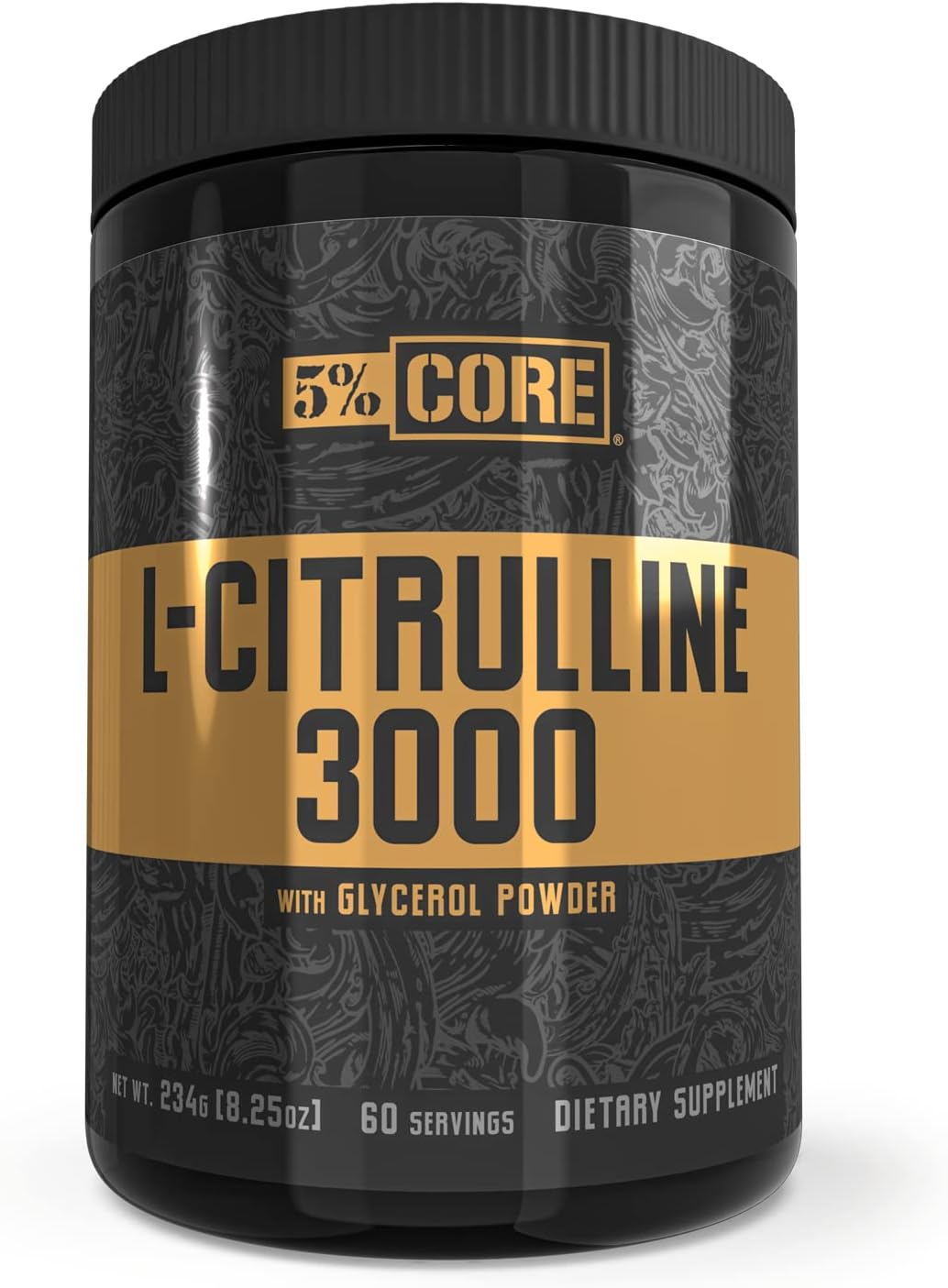 5% Nutrition Core L-Citrulline 3000 with Glycerol | Nitric Oxide Boost