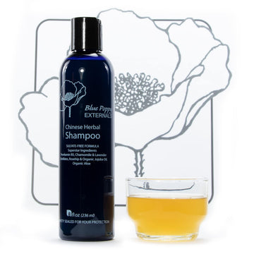 Chinese Herbal Shampoo (8  ) - Blue Poppy