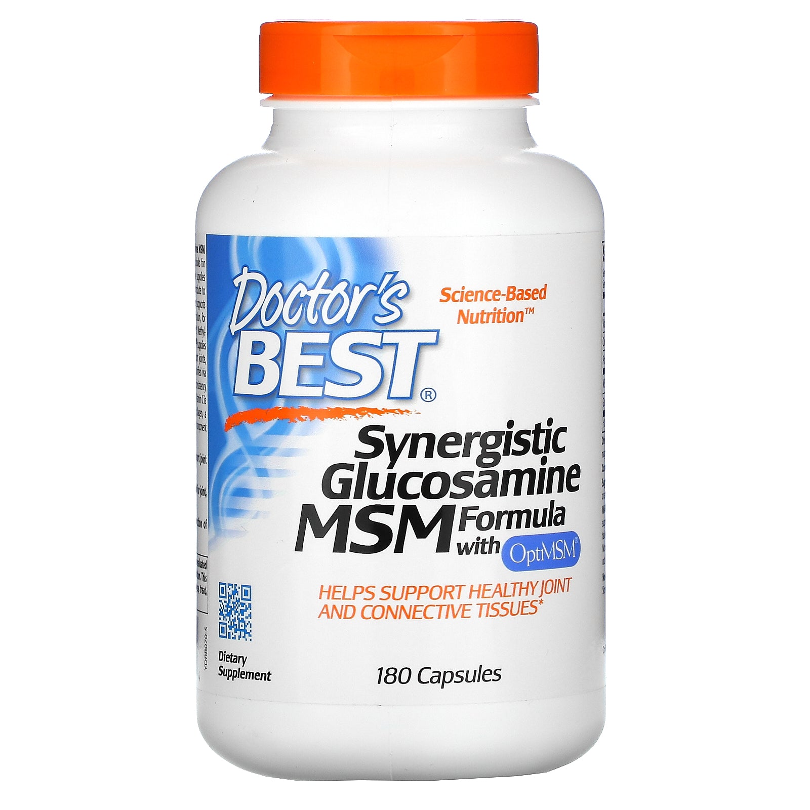 Doctor's Best, Synergistic Glucosamine MSM Formula with OptiMSM