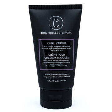 Controlled Chaos As Seen on Shark Tank Curl Defining Cream for All Hair Types to Add Smoothness and Control Curly, Anti-frizz and Wavy Hair, Sulfate-Free Curl Cream (5)