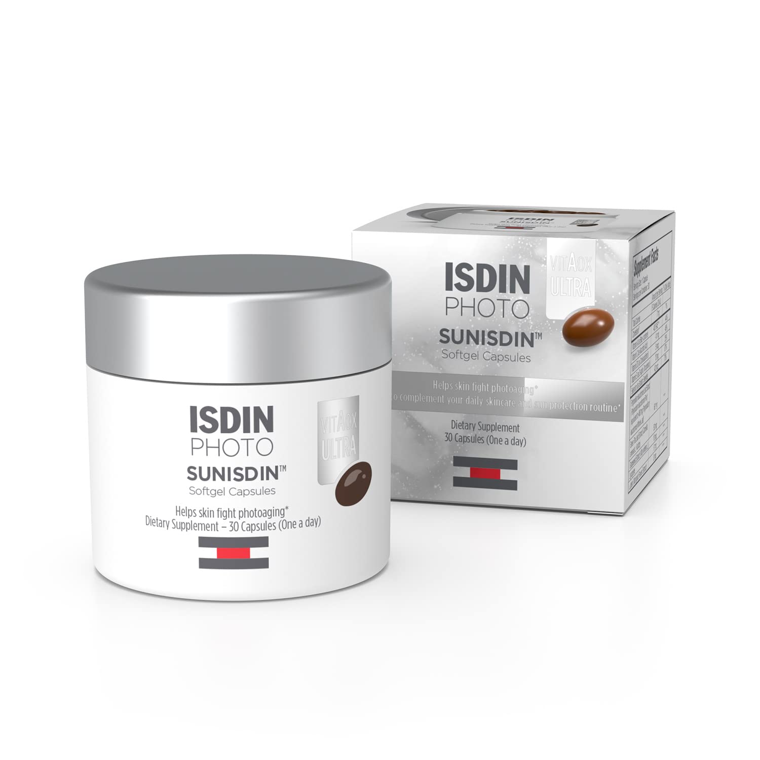 ISDIN Sunisdin Daily Antioxidant Capsules, 30 Count