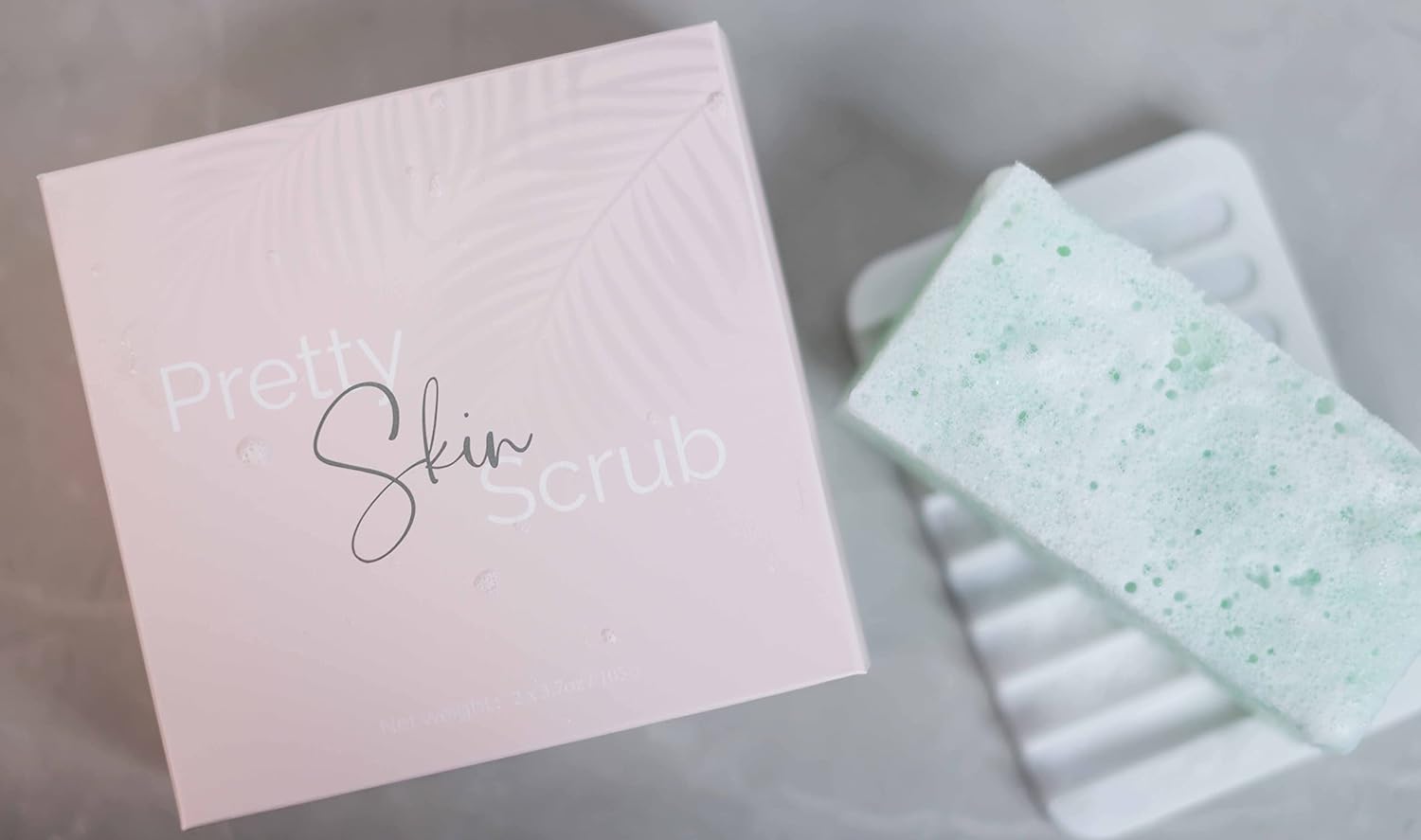 Pretty Skin Scrub - (2 Pack) Body Wash Infused Sponges : 20+