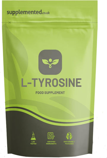 L-Tyrosine 500mg Supplement 180 Capsules. Pharmaceutical Grade

130 Grams