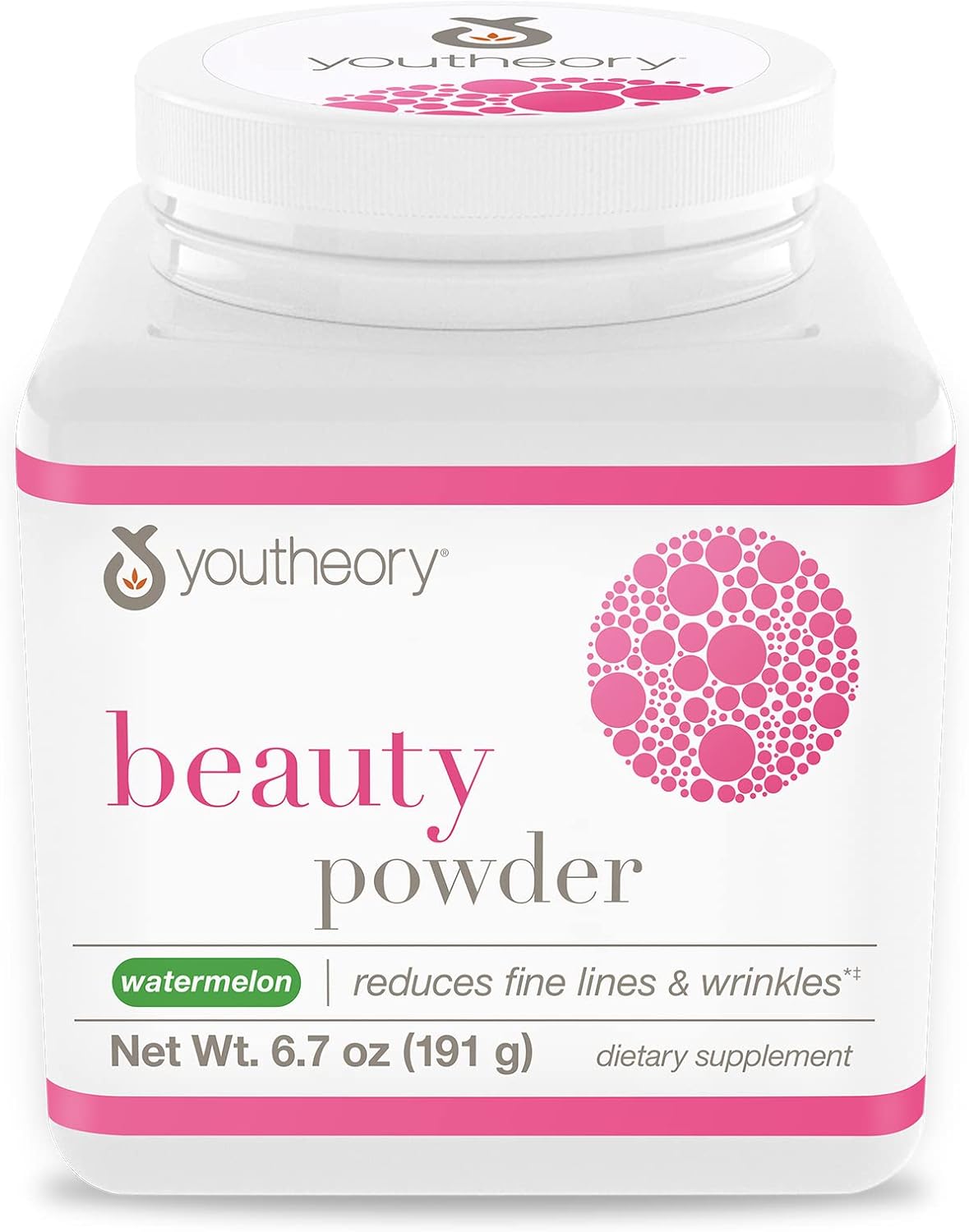 Youtheory Beauty Powder Watermelon Flavor, 21 Servings6.7 Ounces