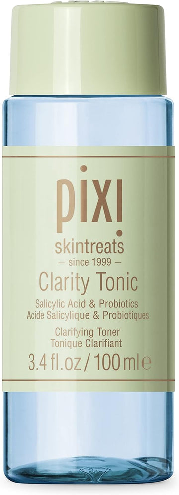 Pixi Beauty Clarity Tonic 100 | AHA & BHA Toner | Minimize Pores | Promote A Clearer, Healthier Complexion | 3.4