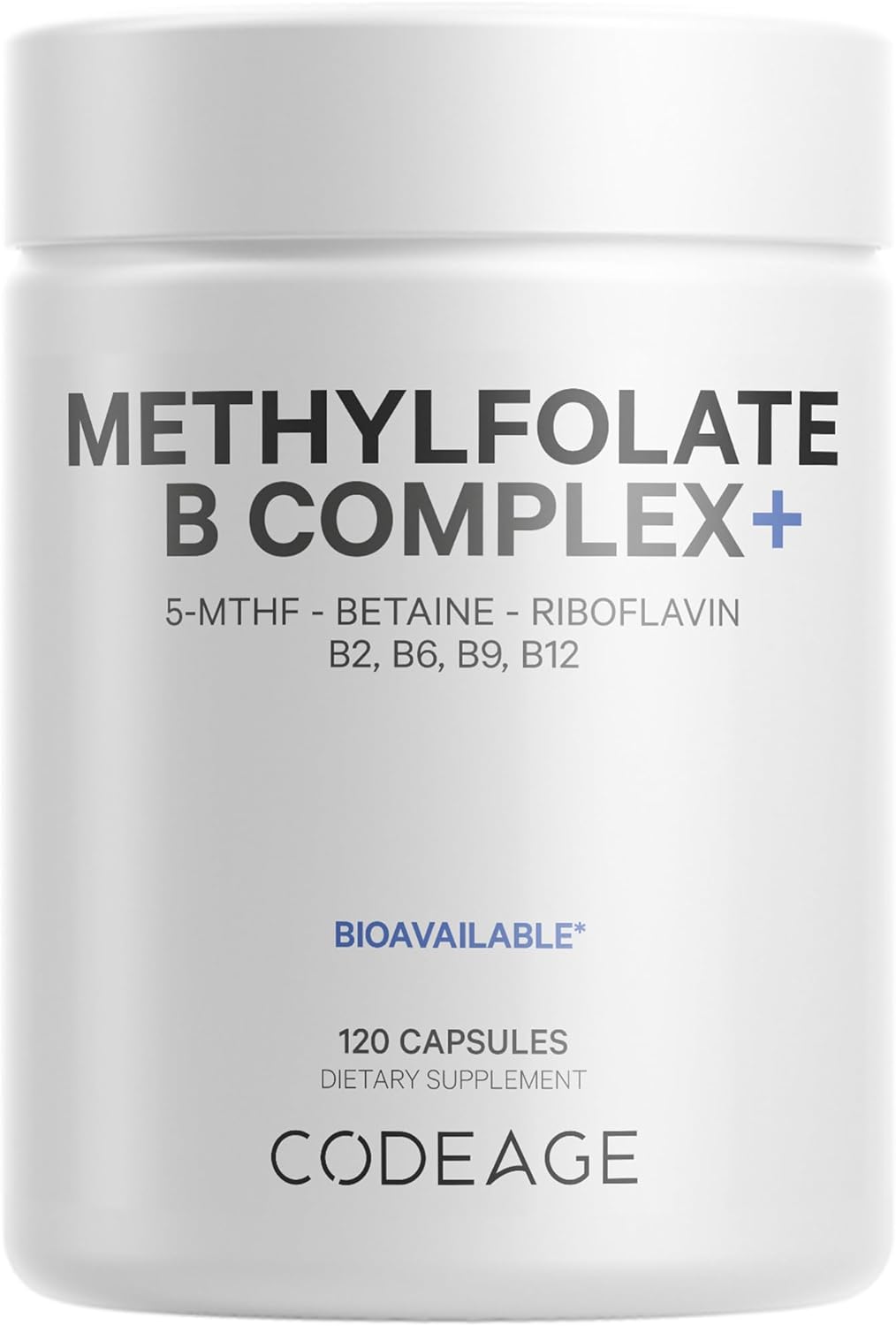 Codeage Methylfolate B Complex Supplements - 5 MTHF, Methylcobalamin 1