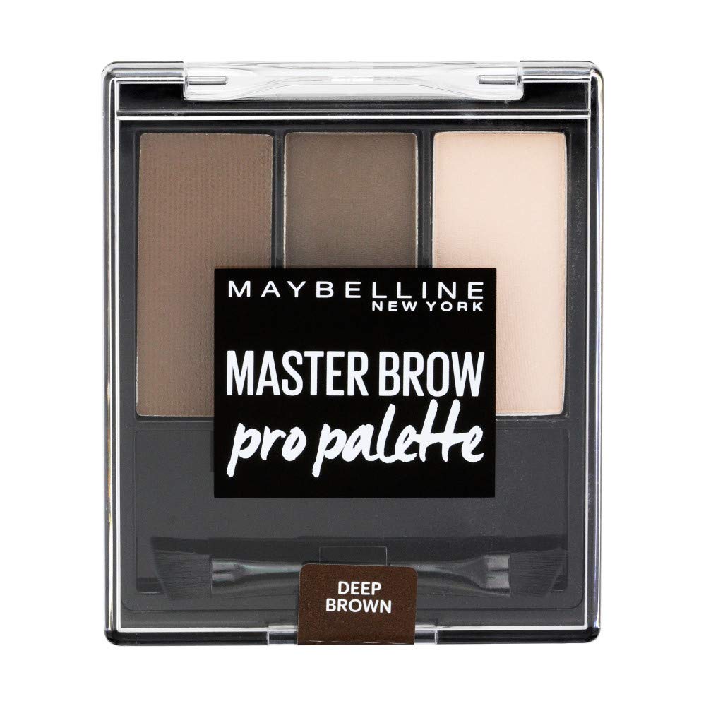 Maybelline Master Brow Pro Palette Kit Deep Brown 3.4g by Maybelline