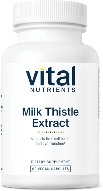 Vital Nutrients Milk Thistle Extract 250mg | Vegan Supplement to Suppo