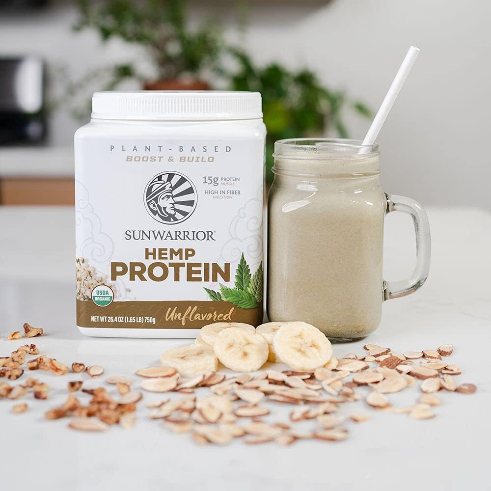 Sunwarrior Vegan Protein Powder with BCAA | Organic Hemp Seed Protein 