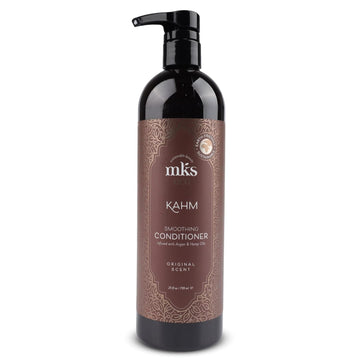 MKS eco Kahm Smoothing Conditioner, Original Scent - Detangle, Moisturize & Repair Hair - With Moroccan Argan Oil, Hemp Seed Oil & Vegetable Keratin Protein - Vegan, Cruelty Free