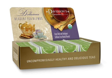 Davidson's Organics, Lemon Ginger, 100-count Individually Wrapped Tea Bags