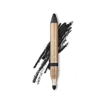 Artisan L'uxe Beauty Velvet Jumbo Eyeliner Pencil - Smokey Eyes in 3 Minutes - Water-Proof, Smudge-Proof, Long-Lasting - Age-Defying Essential Oils - Midnight (Shade: Black)