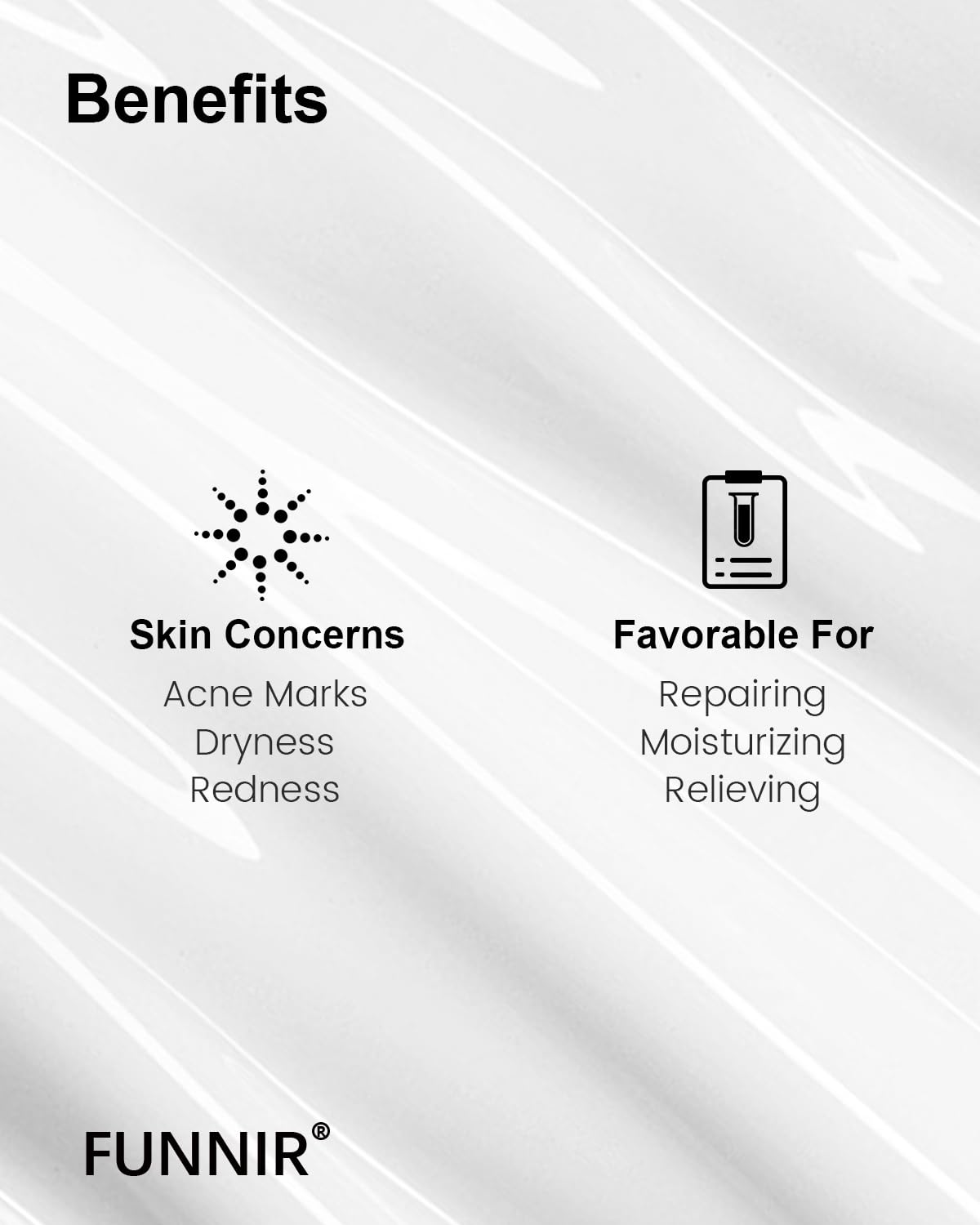 FUNNIR Snail Mucin 92% Repair Cream Face Moisturizer 100g, F