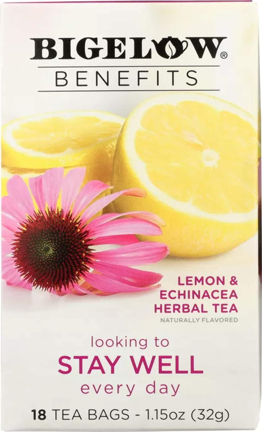 Bigelow Tea Lemon Echinacea, 18 ct