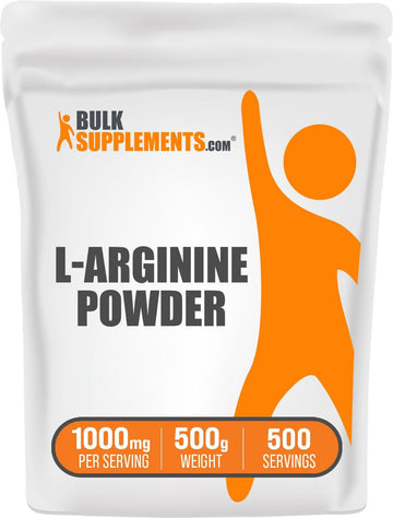 BULKSUPPLEMENTS.COM L-Arginine Powder - L-Arginine Base, Arginine 1000
